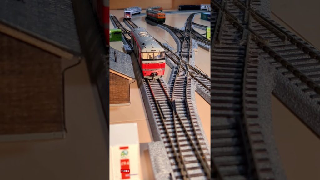 DF200 TOBBY工出場 運転席まわり塗装後 試運転 Tomix & ユーロライナー 再販記念運転 トラムウェイ HOゲージ