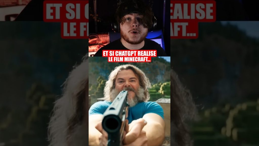 Et si ChatGPT avait réalisé le film MINECRAFT...? 🤢 #shorts