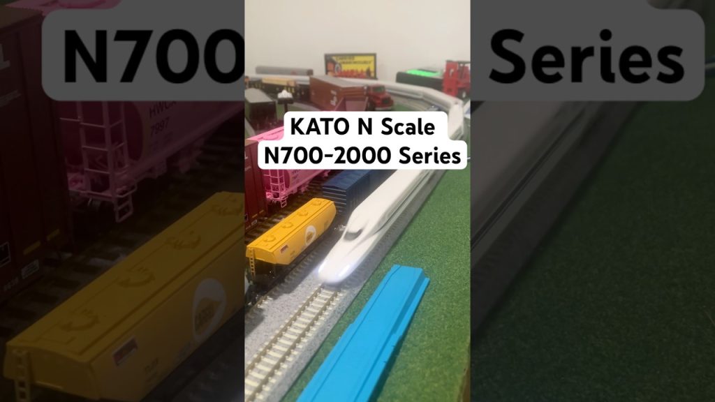 KATO N Scale N700-2000 Series #shorts #kato #nscale #shinkansen #n700 #highspeedtrain #modeltrains