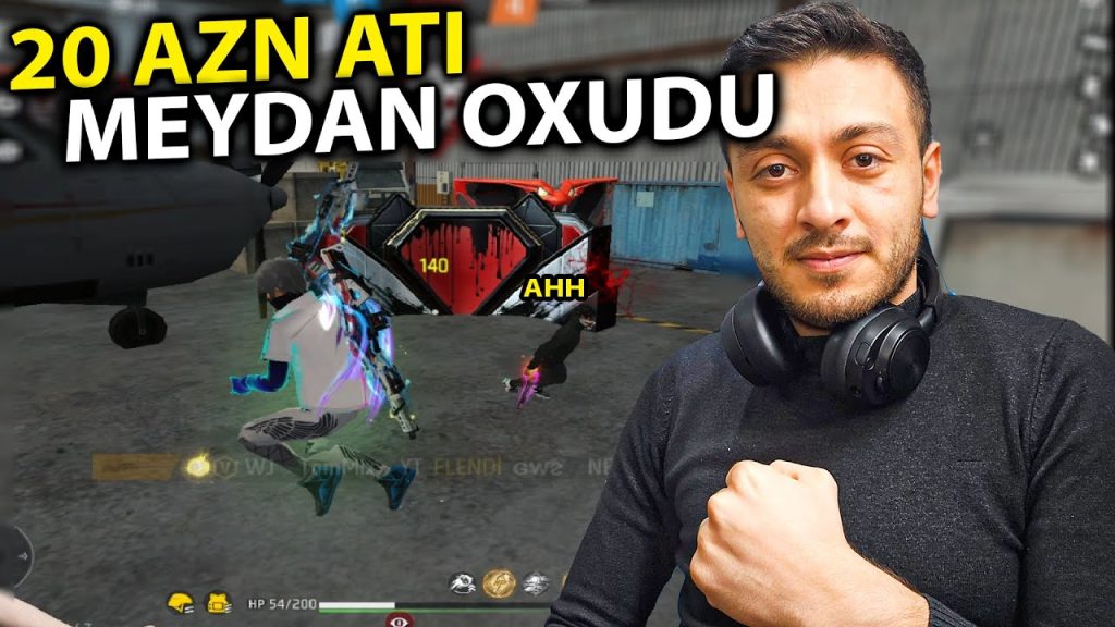 QOCA ŞİRƏ 20 AZN ATIB MEYDAN OXUYAN BOTUN HALI FREE FİRE #FreeFire