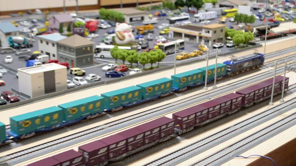 【16番鉄道模型】ランテックのリーファーコンテナを積んだ貨物列車 【走行動画 Vol.16】