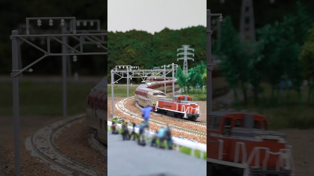 #285系 #サンライズエクスプレス の離合 #DE10 回送 ▼N-scale model, Series 285 ”Sunrise Express“ & Diesel Loco DE10.