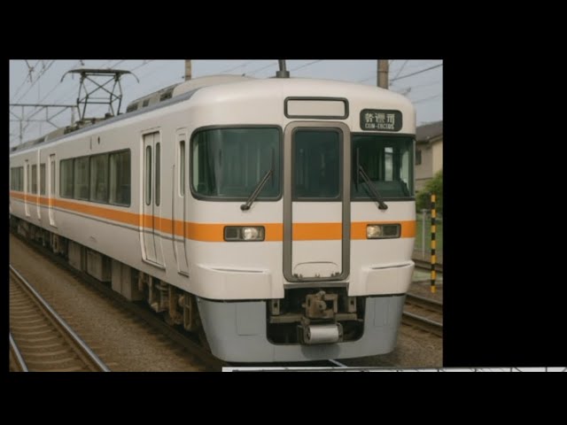 AIに名鉄とJRの合成をお願いした結果www #名鉄 #JR東海 #AI #合成 #バケモノ