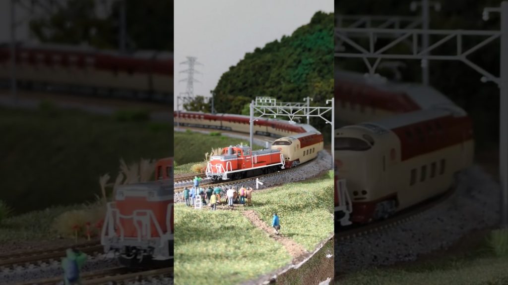 #DE10 #サンライズエクスプレス  救援回送イメージ ▼N-scale model, Diesel Locomotive DE10 &Series 285 ”Sunrise Express“.