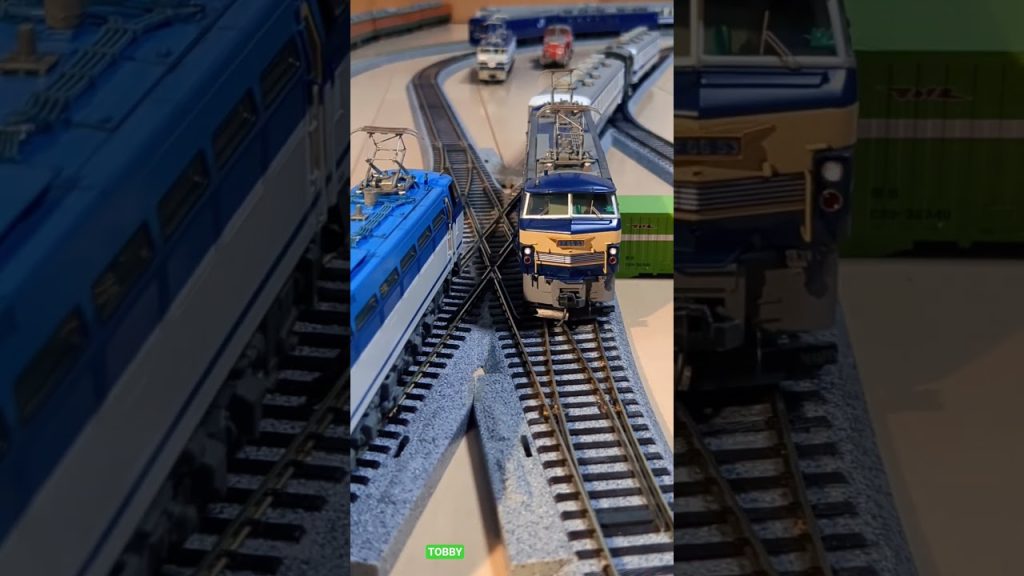 EF66 100番台 TOBBY工 出場試運転 運転席まわり塗装 Tomix HOゲージ