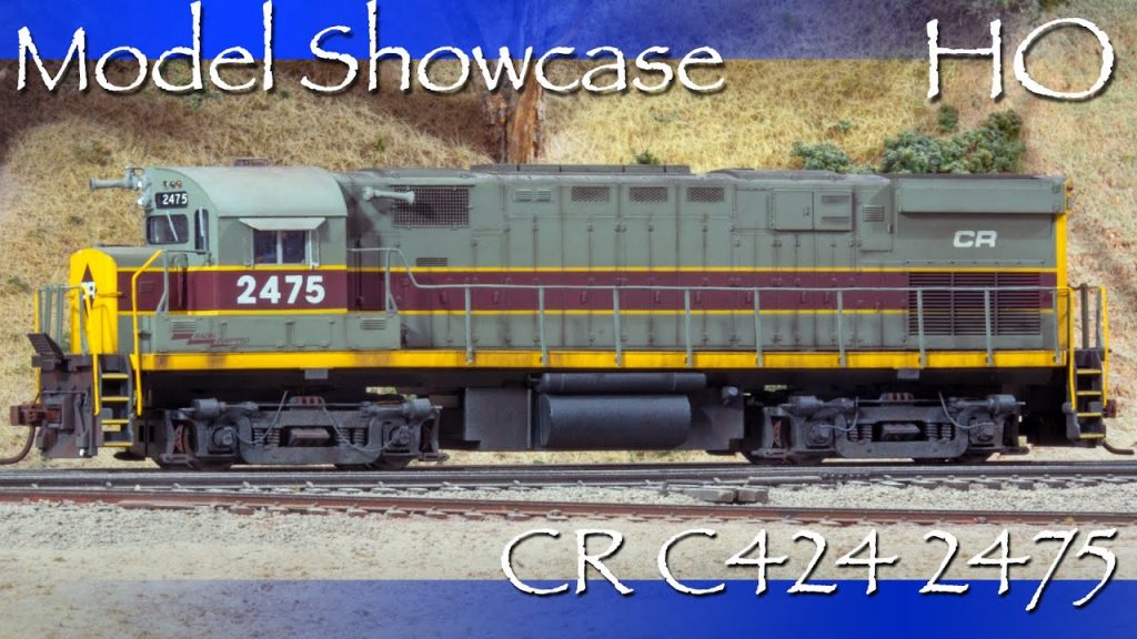 Early Conrail Alco! Patched & Weathered Factory Paint! – Model Showcase HO Atlas CR C424 2475!