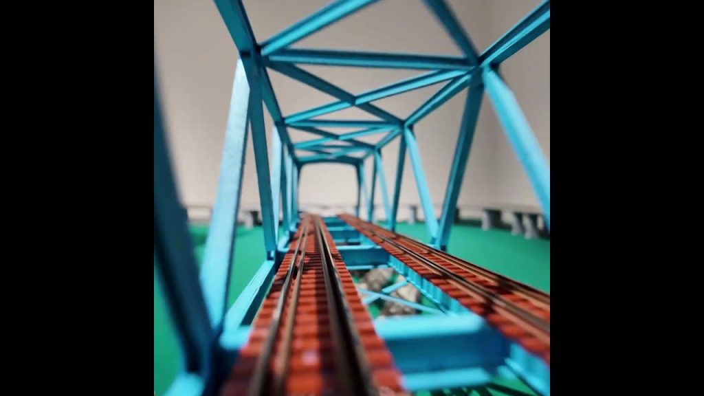 Hoscale トラスのある路線【大宮プラフェス出展2025夏】【前面展望】【設営日】【ショート】 part 1 011