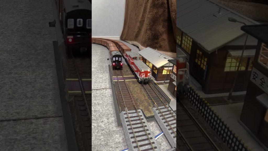 Hoscale ジオラマ詰所 KATO旧D51 DD51 【大阪ジェイモデリング】【GoPro】【ショート】 part 2