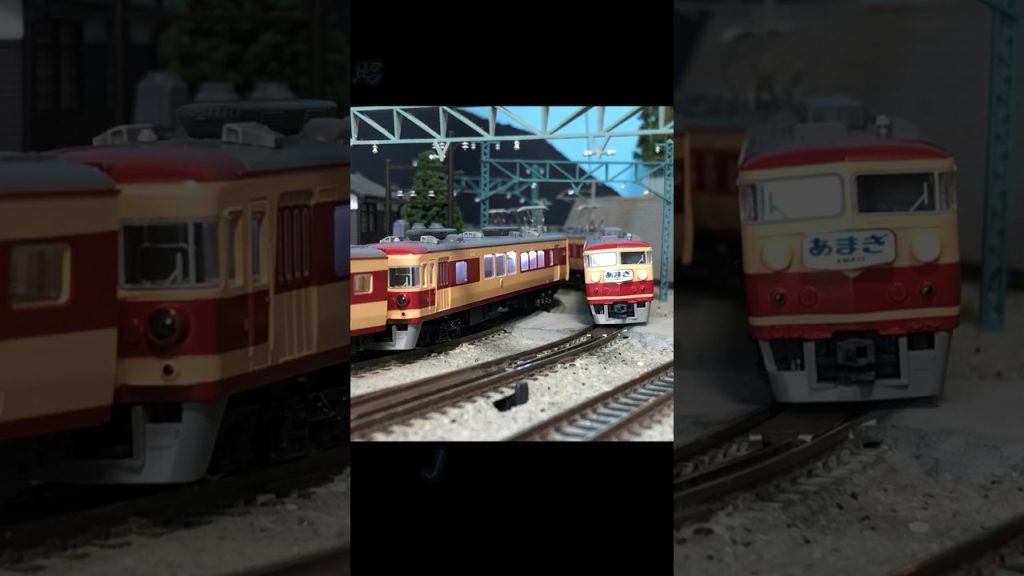 Nゲージ 昭和の列車 64 JNR157系 #鉄道模型 #shorts #kato