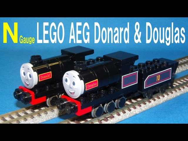 【きかんしゃトーマス】 Nゲージ レゴトレイン ドナルドとダグラス 【GOGOトーマス 鉄道模型 LEGO】