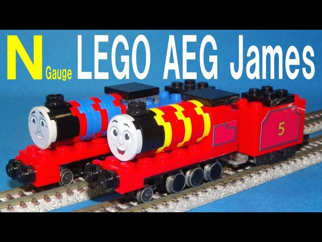 【きかんしゃトーマス】 Nゲージ レゴトレイン ジェームス 【GOGOトーマス 鉄道模型 LEGO】