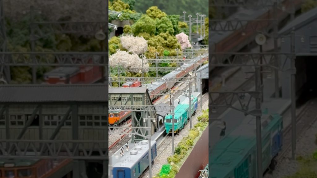 Nゲージ 東海道を走るKATO113系2000番台JR仕様  #n  #nゲージ #ジオラマ  #modeltrains