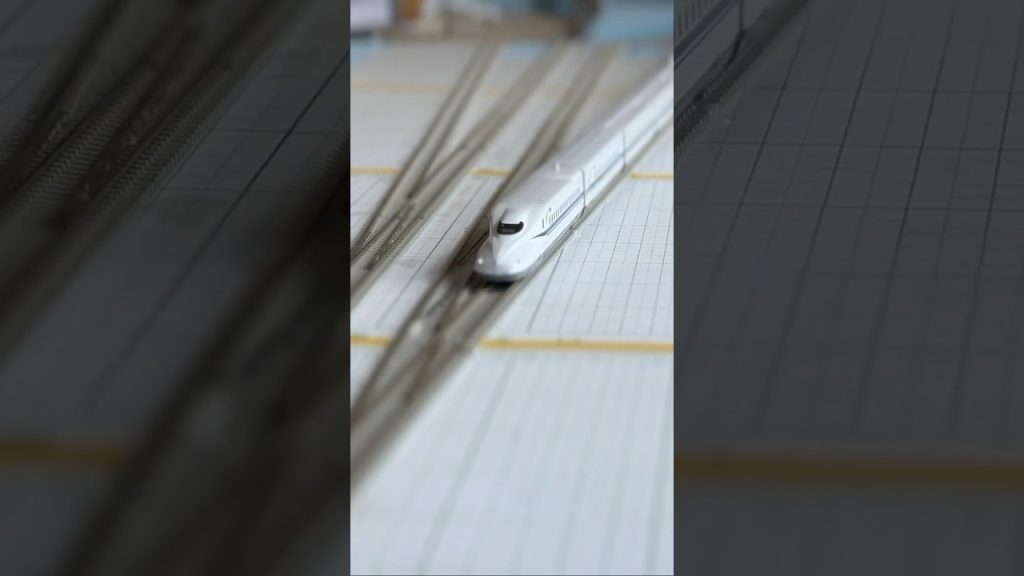 【Nゲージ 新幹線】 博多発東京行き （レール敷設） N-scale Shinkansen from Hakata to Tokyo (rail laying) #Nゲージ #Nゲージ新幹線 #N
