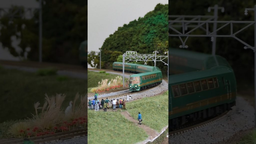 #ゆふいんの森 #Nゲージ ▼N-scale model, Diesel Train Type KIHA70/71 ”Yufuin no mori“ (renewed design). #shorts