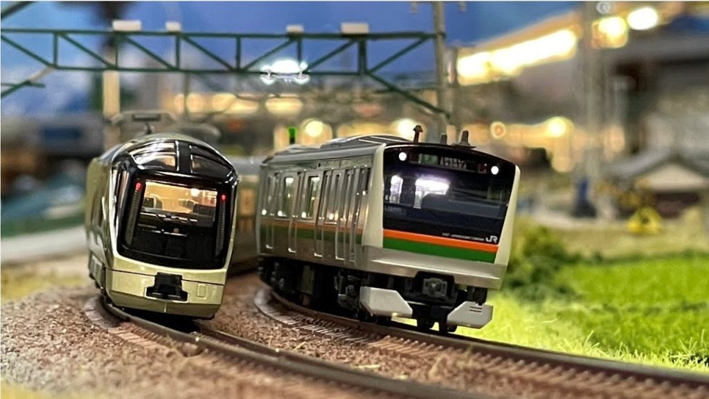 <Nゲージ>四季島、E233系3000番台、E257系2000番台 by ワロサシ様 Modellbahn Spur N Model Railroad 鉄道模型