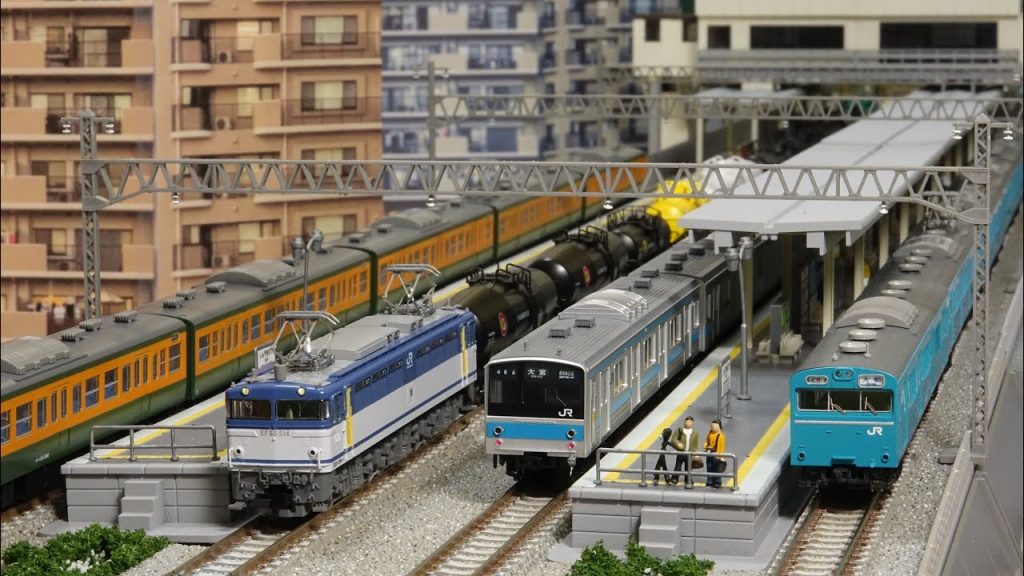 在りし日の京浜東北線をNゲージ複々線レイアウトで楽しむ!N scale model railroad layout