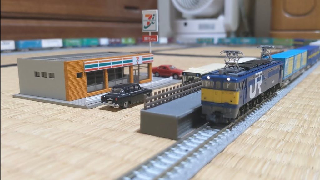 tomixのNゲージEF65‐1059号機限定品でYM編成貨物列車を牽引!!