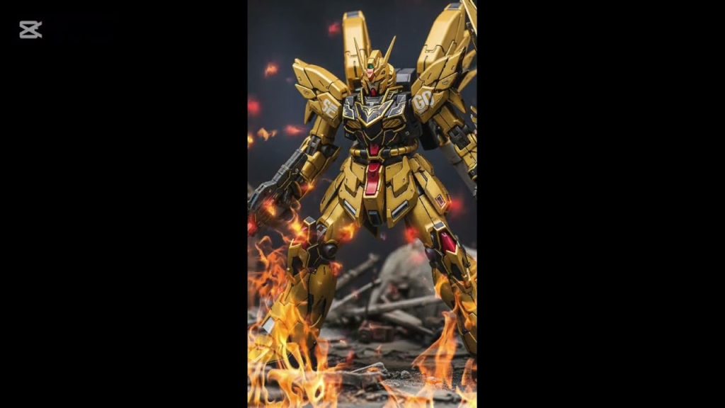 シナンジュ風にガンプラ改造ジオラマ