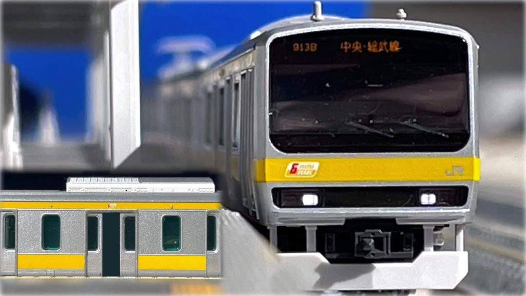 【ドア開閉あり】E231系0番台 中央総武線 Nゲージ 到着•発車(実車音付き)