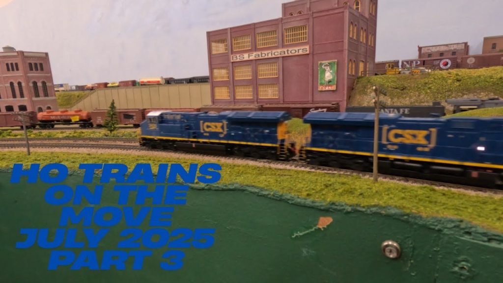 HO Trains On The Move – July 2025 Compilation Pt. 3