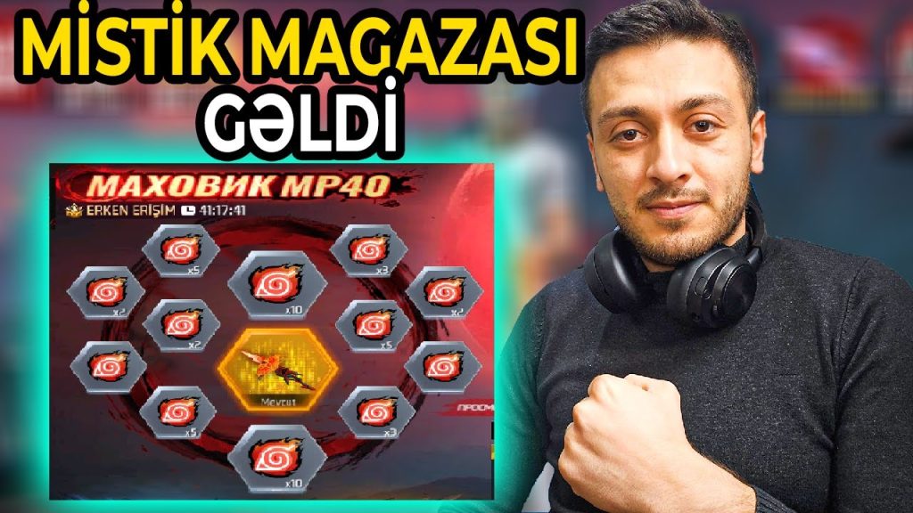 MİSTİK MAGAZASİ MP40 SİLAHI GƏLDİ FREE FİRE #freefire