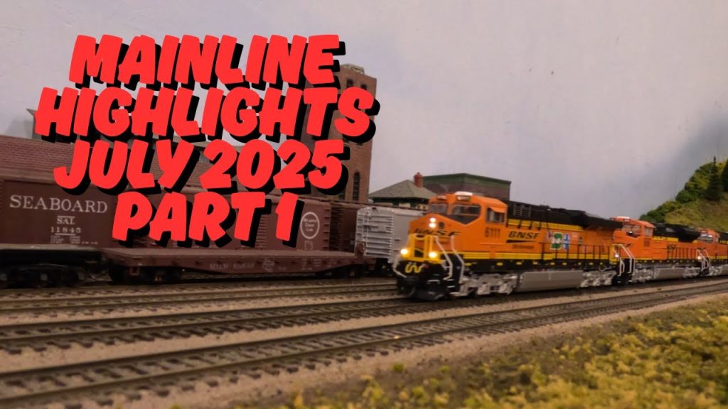 Mainline Highlights – HO Scale Compilation July 2025 Part 1