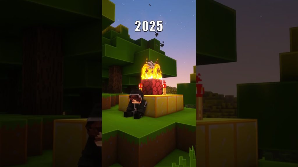 Minecraft 2015 vs 2025...