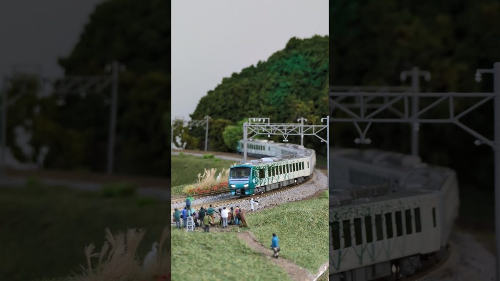 #リゾートしらかみ 橅 #Nゲージ ▼KATO N-scale model, J.R. Series HB-E300 Resort Shirakami (Buna consist). #shorts