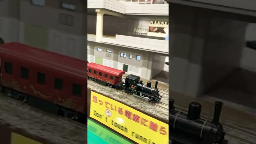 NゲージKATO京都駅限定チビ客車が京都ポポンデッタのレイアウトを元気に走行！ #鉄道模型 #nscale #nゲージ #kato