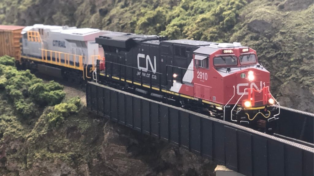 Real or Model? Canadian National Freight Train in HO Scale