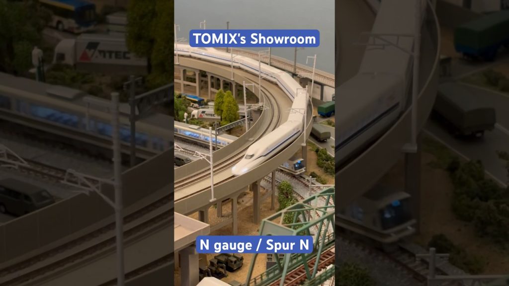 Spur:N TomyTec TOMIX’sShowroom in Tokio🇯🇵 #modellbahn #modeltrains #nゲージ #1zu160 #tomix