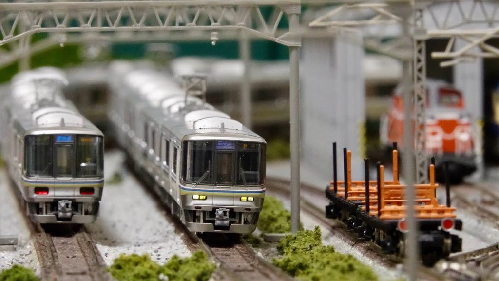待望のTOMIX 223系1000番台をNゲージ鉄道模型レイアウトジオラマで楽しむ！N scale model railroad layout