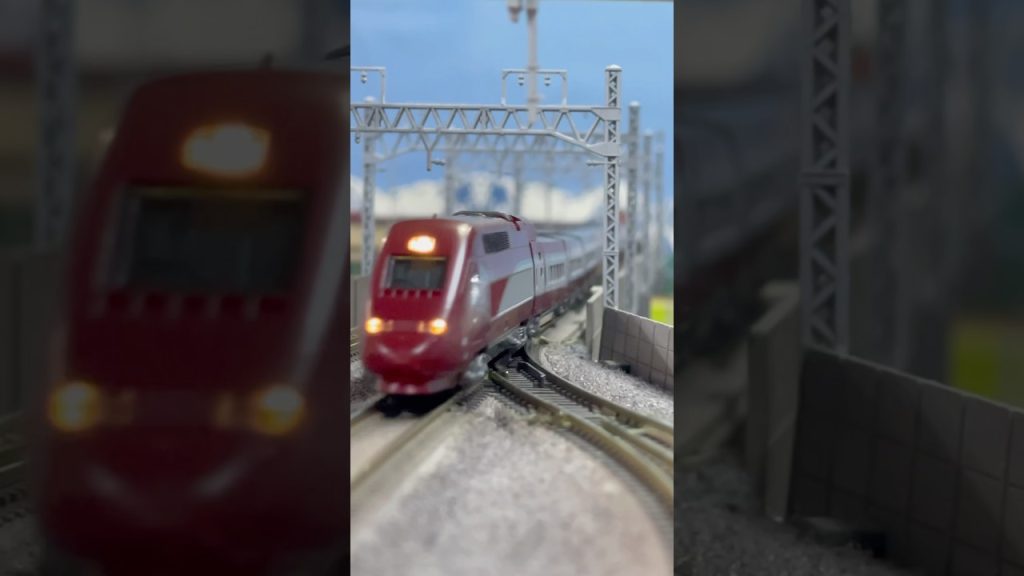 欧州国際高速列車Thalys重連運用　#nゲージ #鉄道模型 #modelrailroad