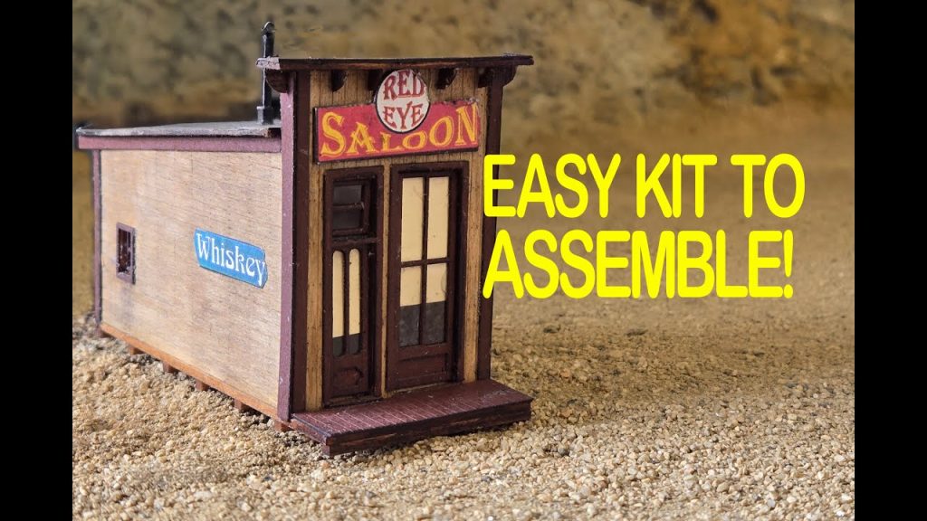 Build the BTS Red Eye Saloon in HO Scale | Easy Build Model Railroad Kit Tutorial