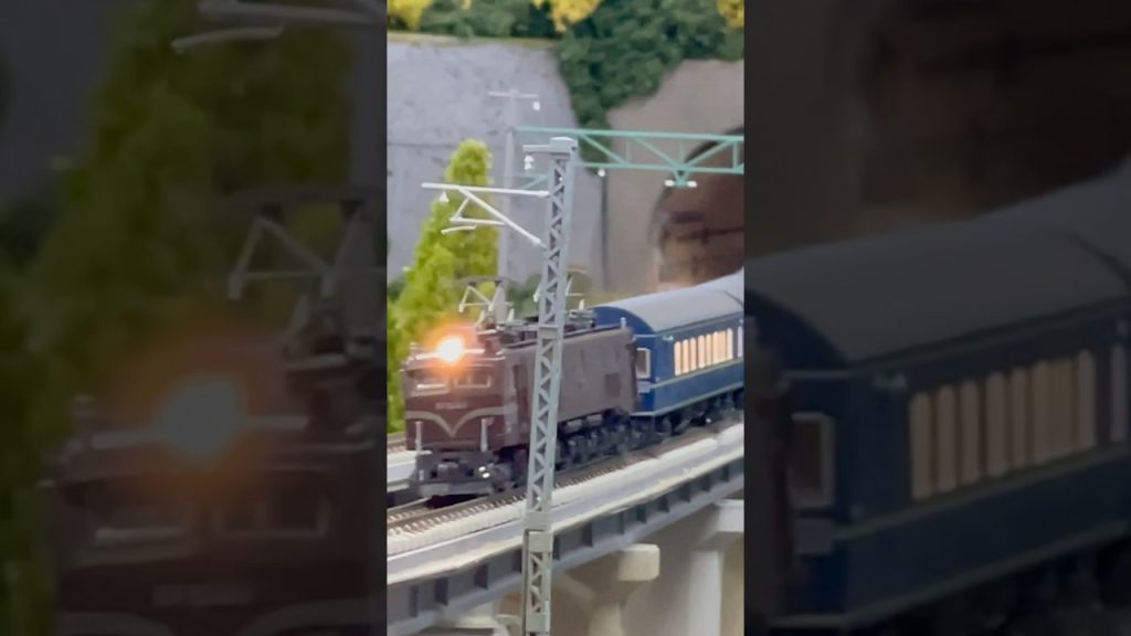 EF58-89牽引 急行おが　#nゲージ #鉄道模型 #ef58