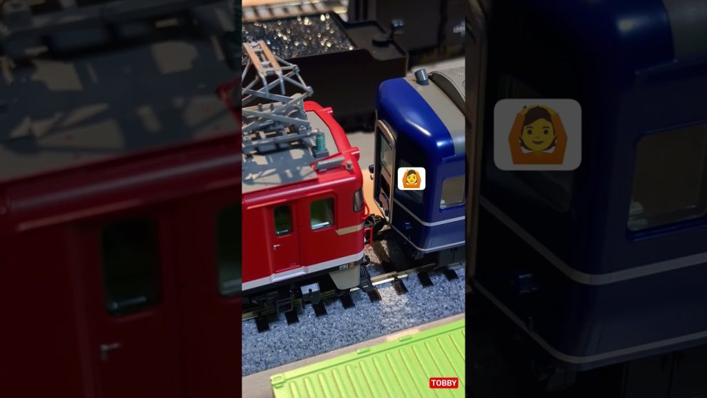 KATO EF81 95 純正連結器 Tomix スハネフ14 Kadeeカプラー 連結器交換後 連結試験