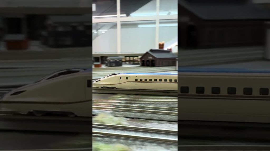 Kato E7系 北陸新幹線 「かがやき」 E7계 호쿠리쿠 신칸센 오사카 포폰데타  #新幹線 #train #鉄道模型  #osaka #ジオラマ #Nゲージ #かがやき