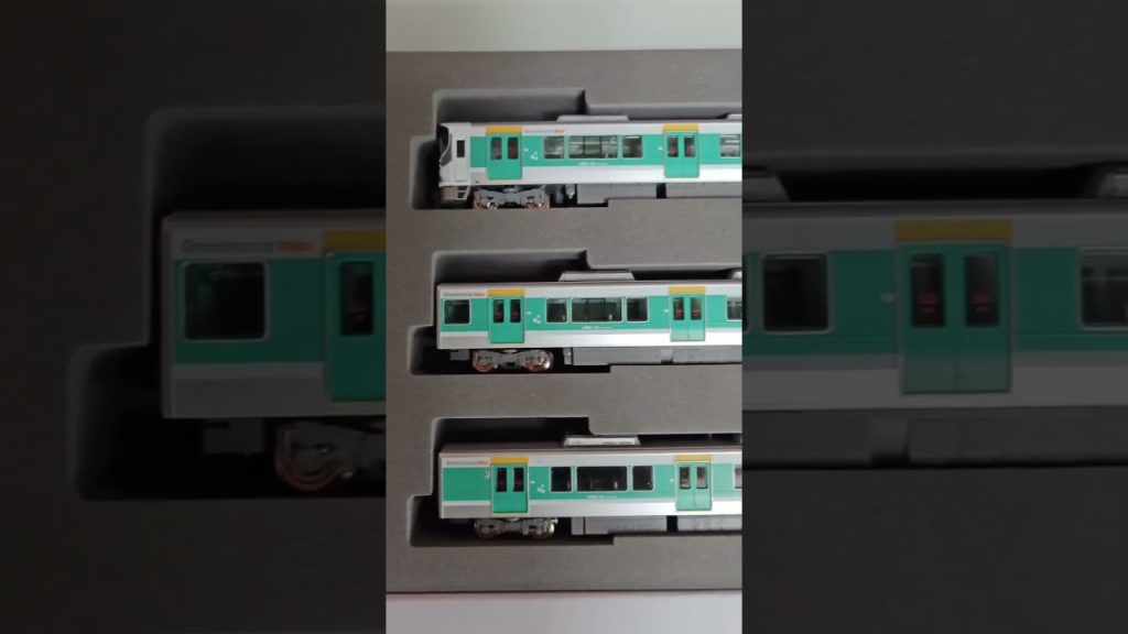 （鉄）広電と　西日本とが　コラボかな　＃鉄道模型　＃Nゲージ　＃トミックス