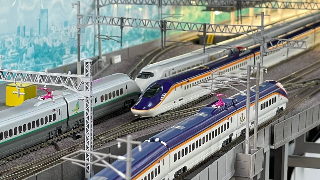 ＜Nゲージ＞東京本店 1～2番線の紹介動画（東北・山形新幹線）Nゲージ 鉄道模型 レンタルレイアウトRe-Color