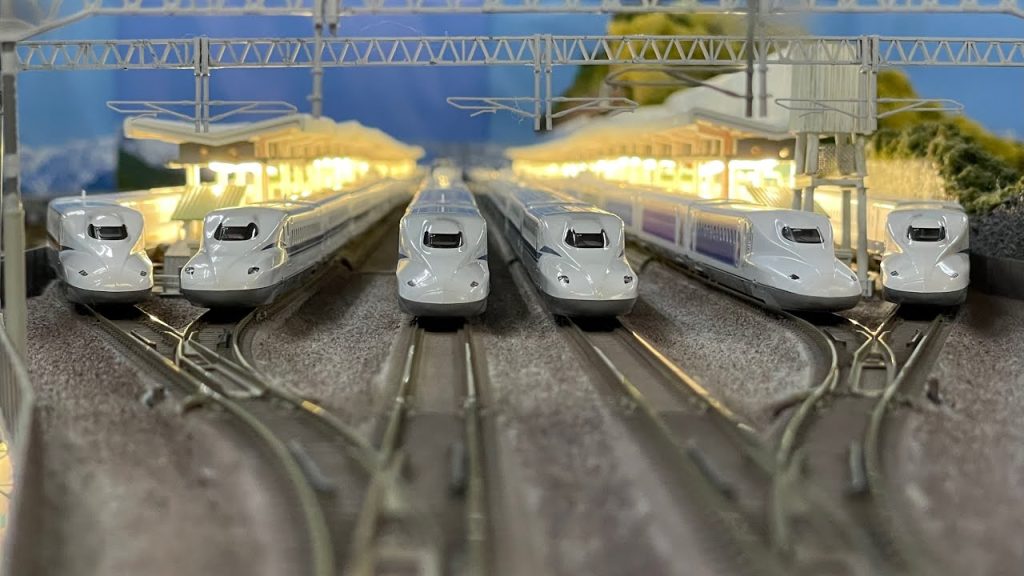 ＜Nゲージ＞東京本店 1～2番線の紹介動画（東海道新幹線）Nゲージ 鉄道模型 レンタルレイアウトRe-Color