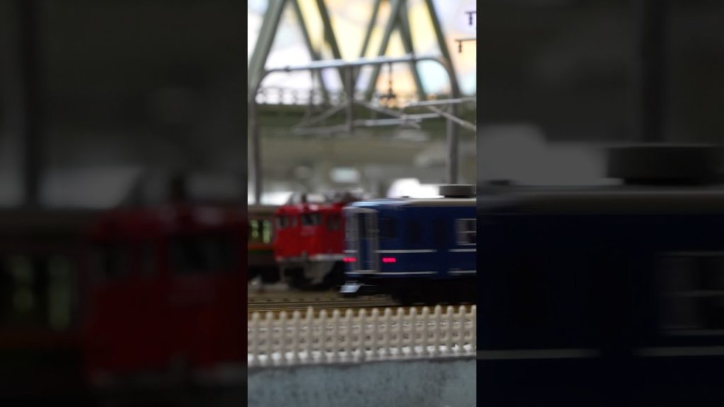 Nゲージ 鉄道模型 Kato EF61 + 12系#nゲージ #kato #train #railway #modeltrains #列車 #12系