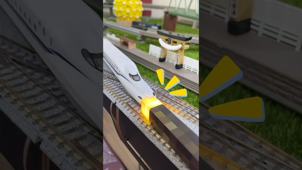 Nゲージ新幹線N700S大ピンチ！貨物列車から謎の発光物が落下、アルパカが救援ミッションに出動！ #鉄道模型 #nゲージ #nscale #新幹線 #modeltrains