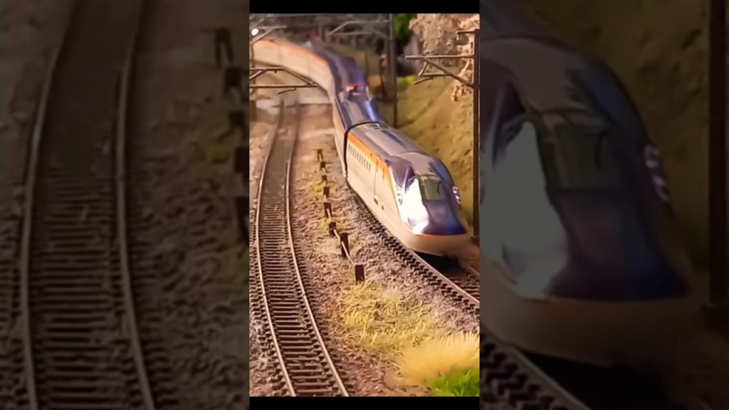 【NゲージShorts】KATO製 E8系山形新幹線 整備完了  #新幹線E8系 #鉄道模型 #ジオラマ#E8系ｎゲージ
