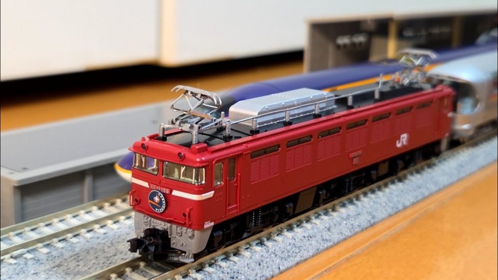 【鉄道模型】Nゲージ/尾久車両センター最後の機関車たち!!TOMIX  EF81 139号機（双頭形連結器付）で寝台特急カシオペアを牽きました！山形新幹線E3系、E8系「つばさ」も走行！
