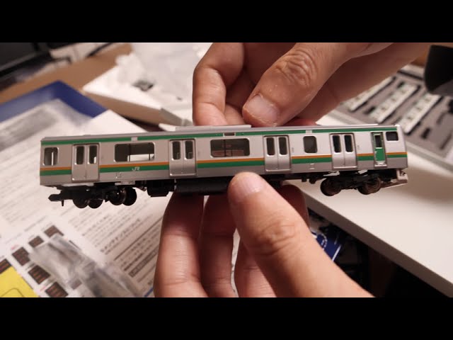 【Nゲージ鉄道模型】TOMIXのE231系1000番台近郊電車（東海道線）を開封#鉄道模型 #nゲージ