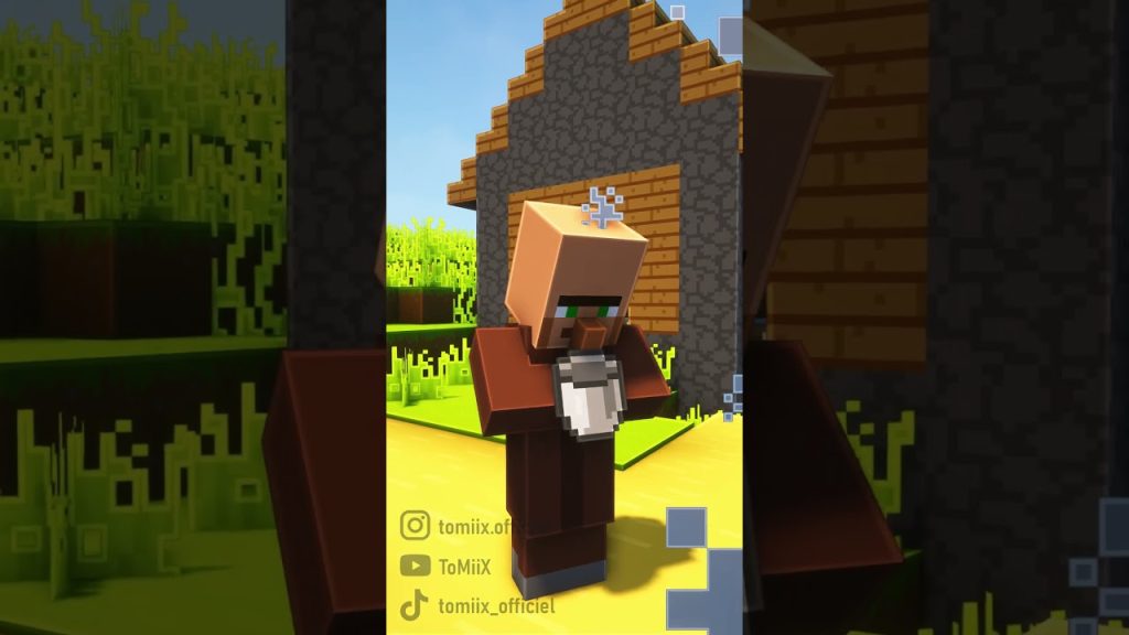 Si les villageois étaient intelligents sur Minecraft !