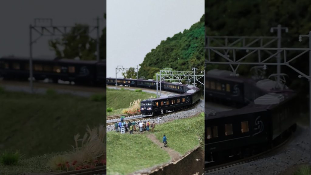 #WESTEXPRESS銀河 #TOMIX ▼N-scale model, J.R. Series 117-7000 “WEST EXPRESS GINGA”.