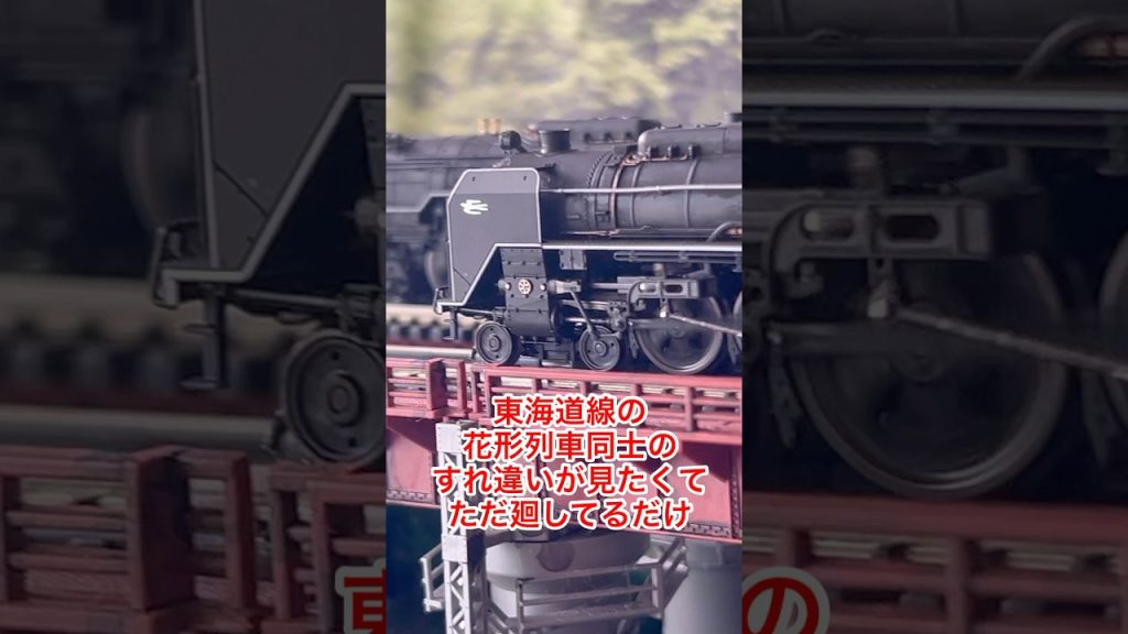 【nゲージ 】東海道線の花形同士がすれ違う瞬間にただ廻してるだけの件#KATO C62 2号機スワローエンジェル#KATO 44形特急つばめ#KATO C62 30号機#KATO 44系特急はと