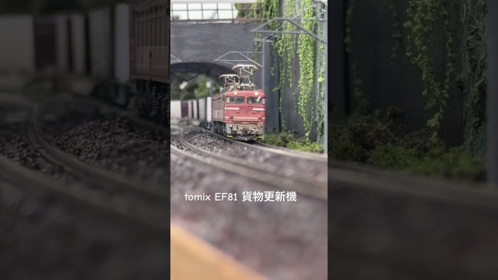 #鉄道模型 #nゲージ #かもつれっしゃ #train #レイアウト #ef81