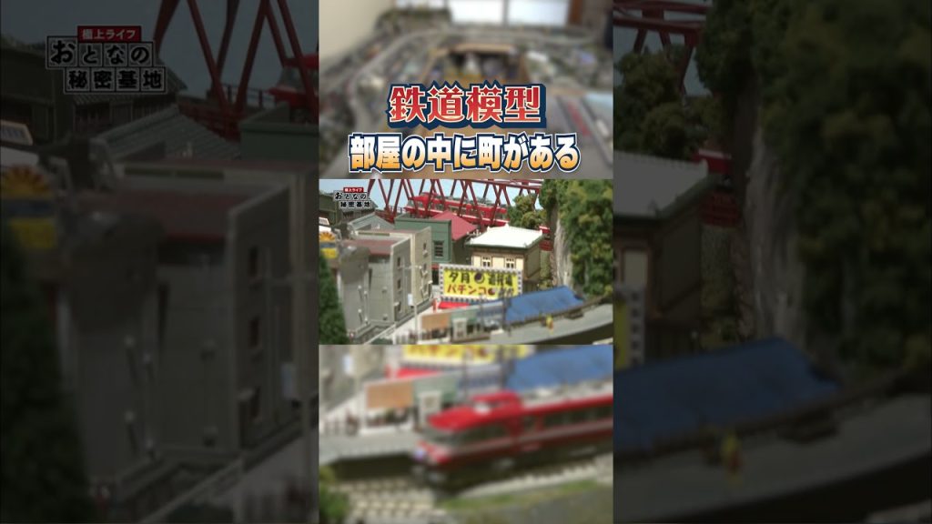【デカすぎ】総距離60メートル！部屋一面に広がる鉄道ジオラマが凄すぎた！ #nゲージ  #ジオラマ 【おとなの秘密基地】